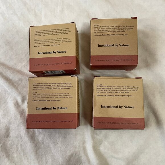 Lot of 4 The Earthling Co. 2 Shampoo Bar & 2 Conditioner Bar Vanilla Coconut 325 - Picture 6 of 16